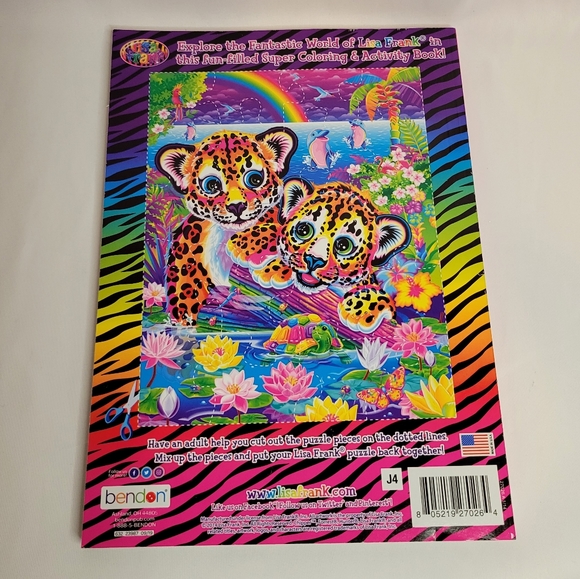 Lisa Frank LOT Dancing Dolphins Glitter Folder Notebooks Stickers Coloring Books - Picture 8 of 12